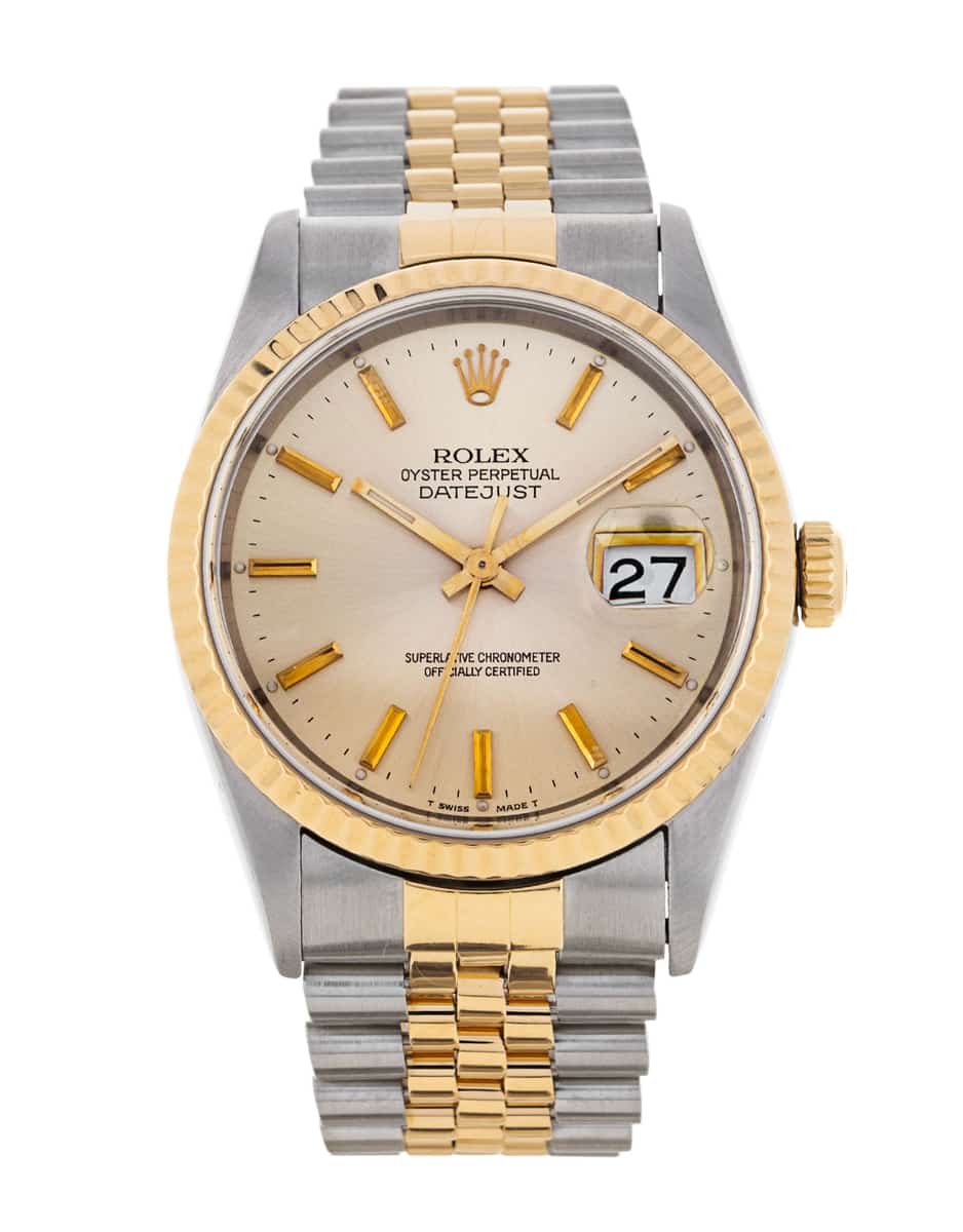 Rolex 16233 leather sales strap